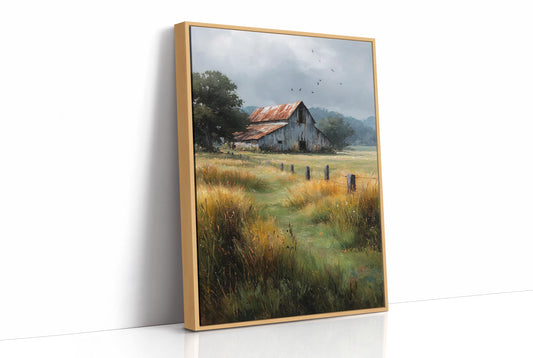 The Old Barn Remembers Rain
