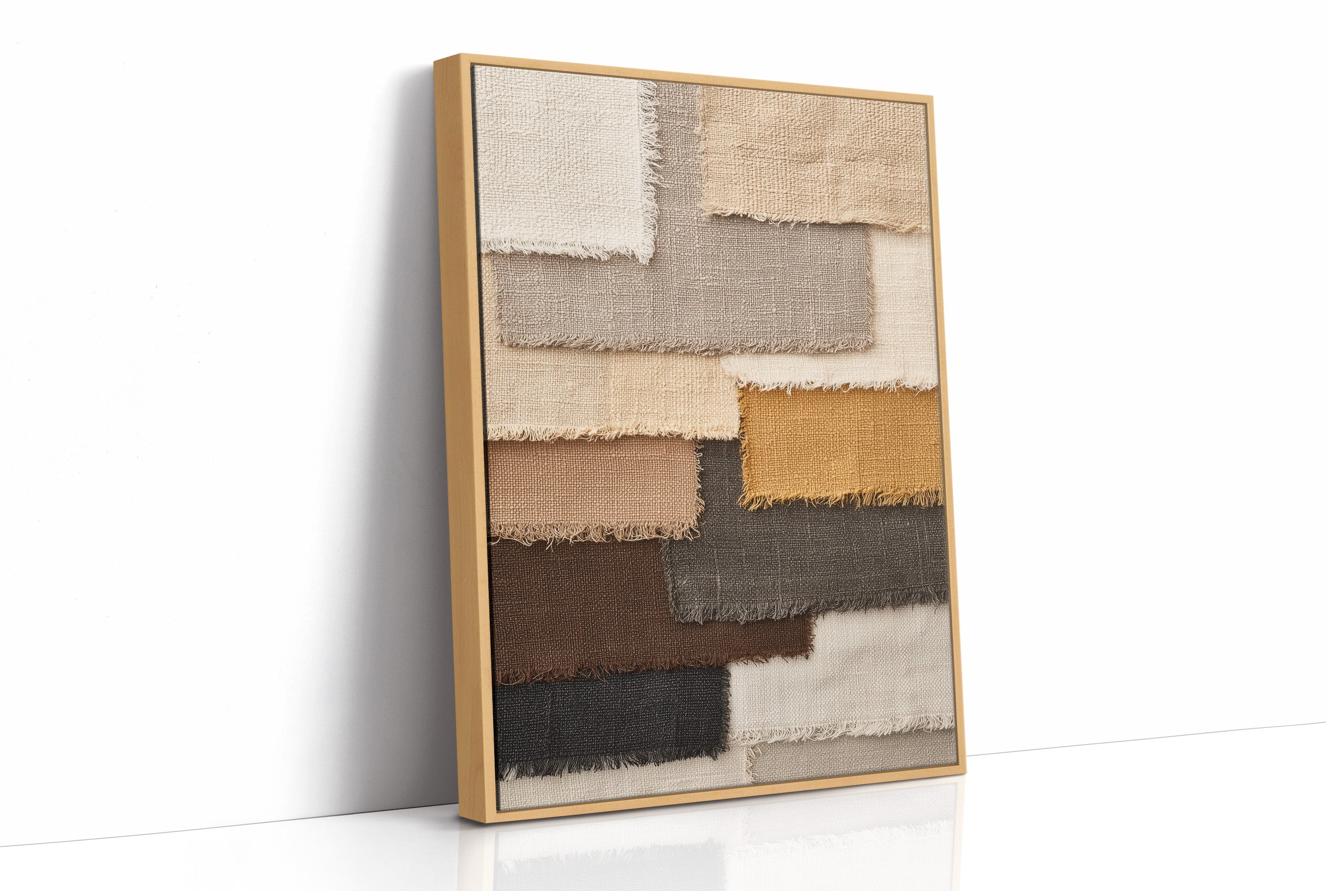 Layered Linen Swatch Study