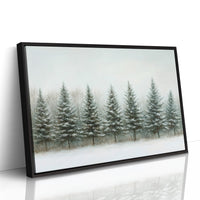 Evergreens Stand Their Winter Watch