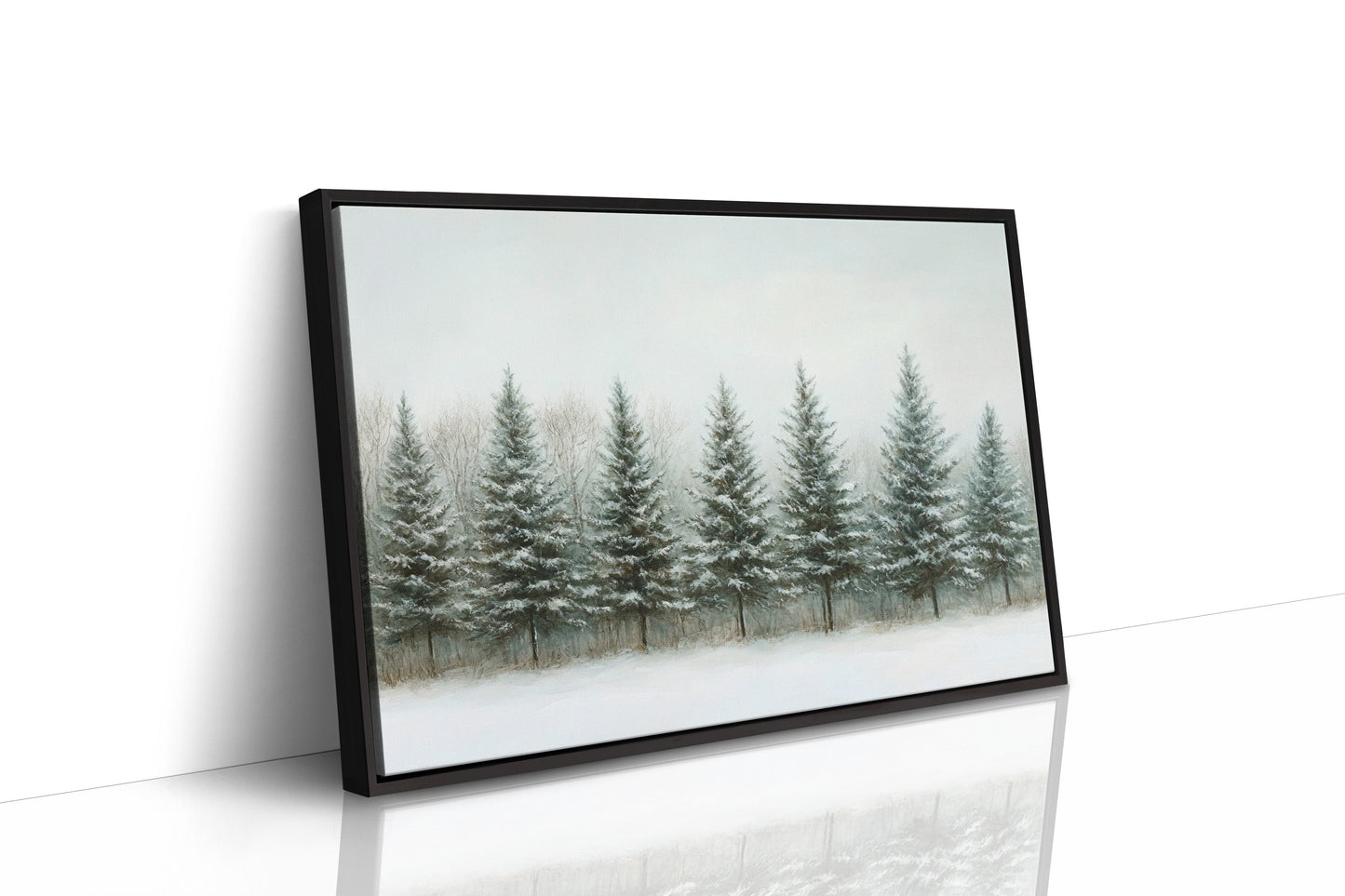 Evergreens Stand Their Winter Watch