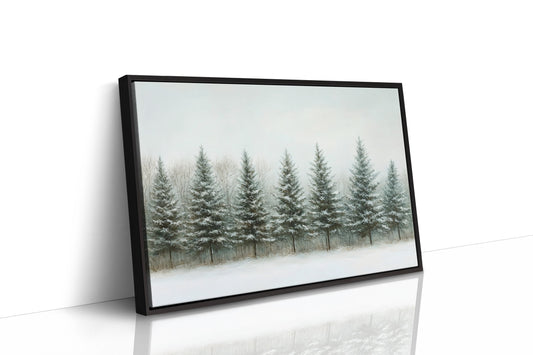 Evergreens Stand Their Winter Watch