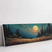 Moonrise Over the Wild Meadow