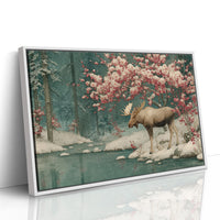 Moose Beneath the Blossoms