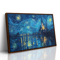 Castle Dreams Under Swirling Skies