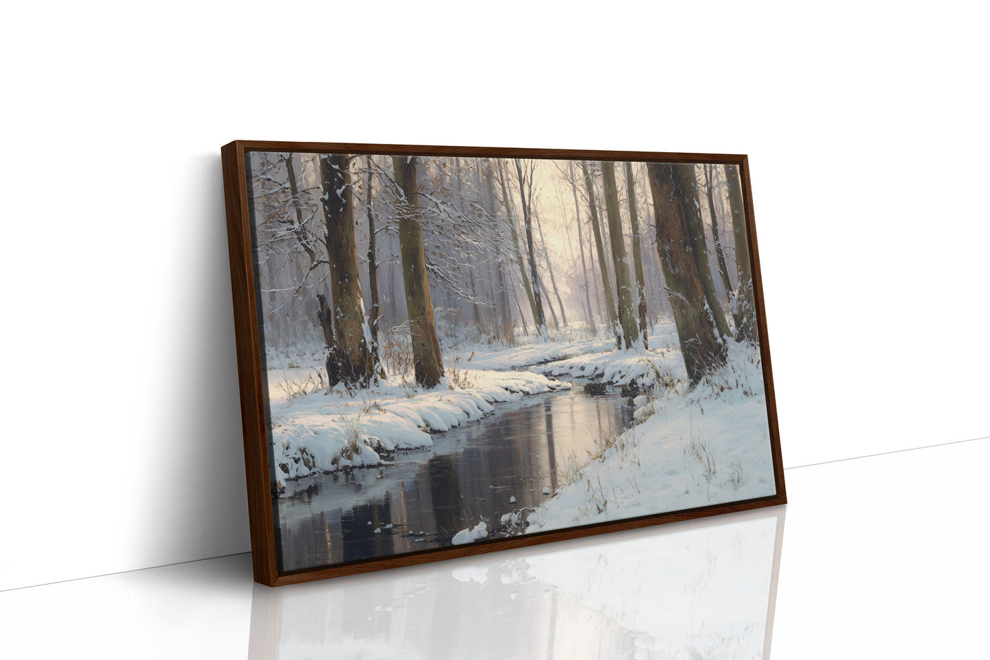 Winter Creek Finds Golden Light