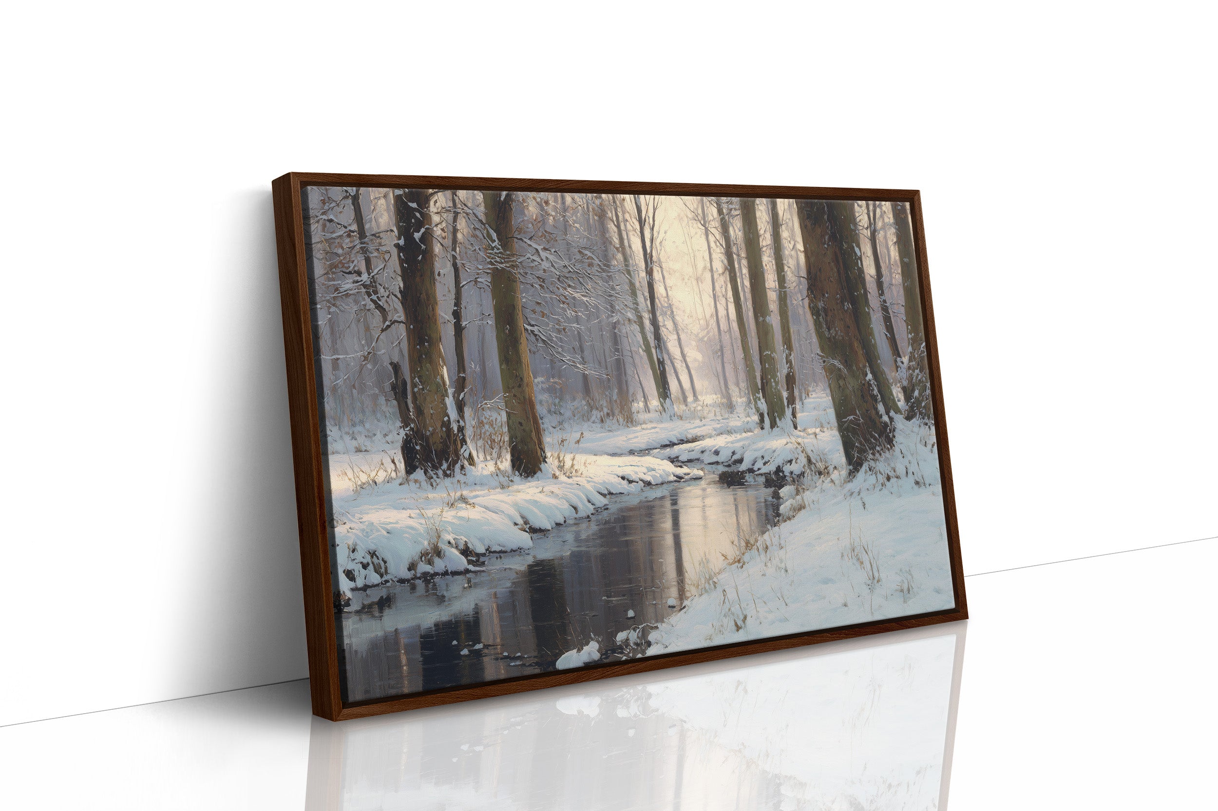 Winter Creek Finds Golden Light