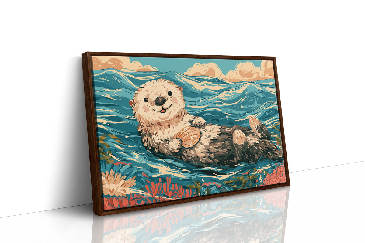 Floating Otter Shell Snack