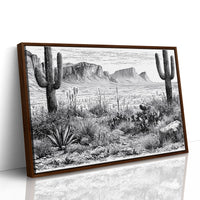 Etched in the Desert Silence