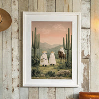 Ghostly Riders Meet Desert Dawn