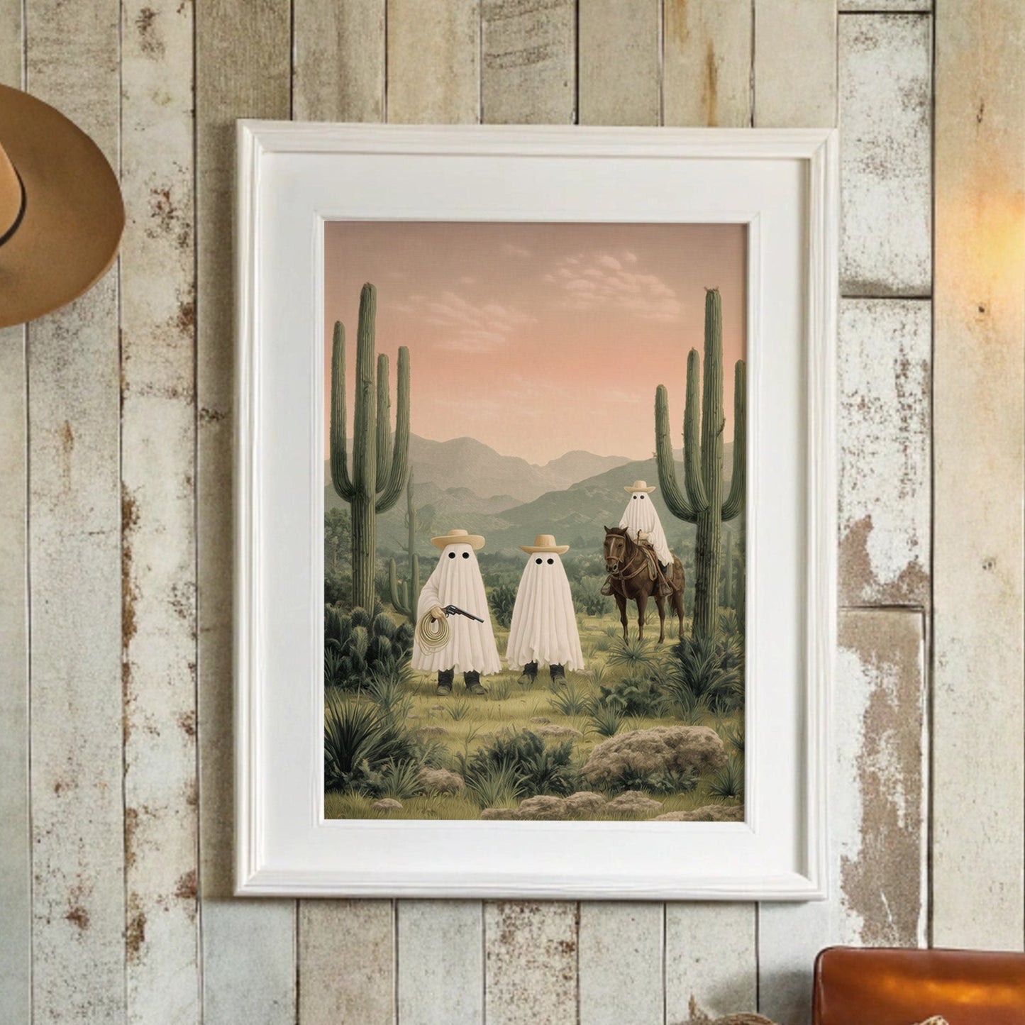 Ghostly Riders Meet Desert Dawn