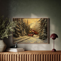 Winter Rails Carry Christmas Dreams Home