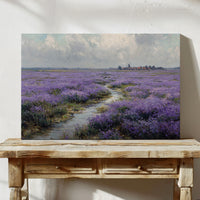 Lavender Paths Lead To Windmills