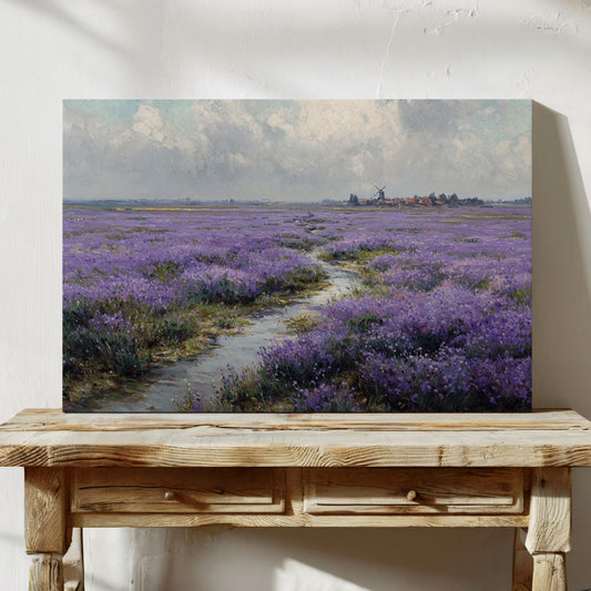 Lavender Paths Lead To Windmills