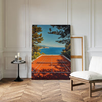 Mediterranean Match Point At Sunset