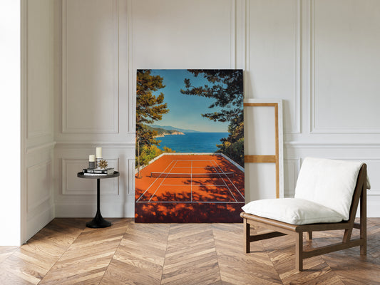 Mediterranean Match Point At Sunset