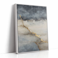 Storm Clouds Break With Golden Light