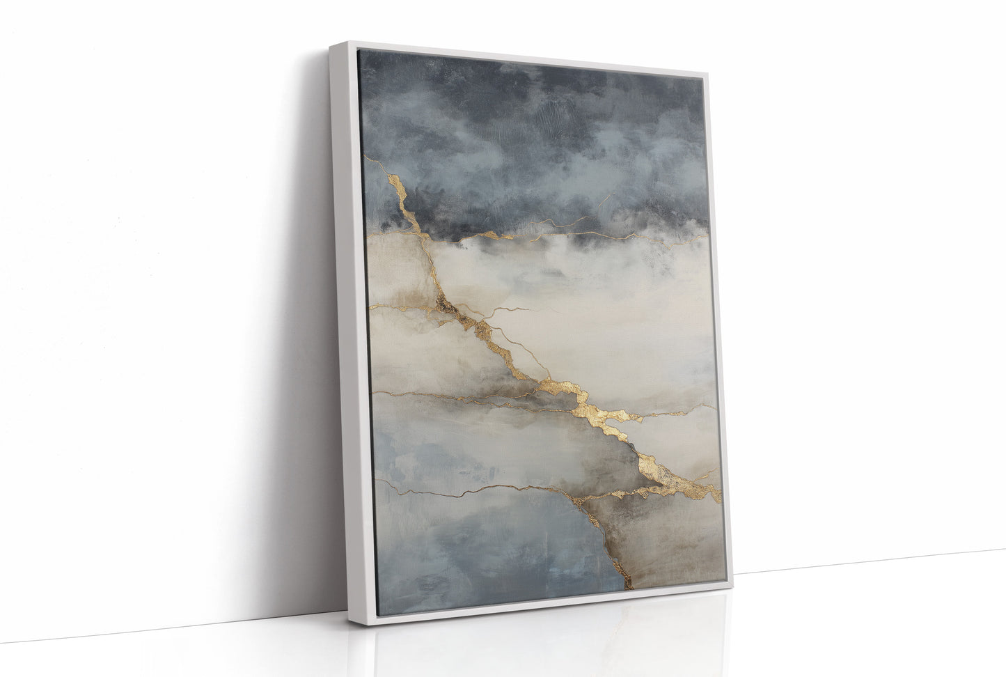 Storm Clouds Break With Golden Light