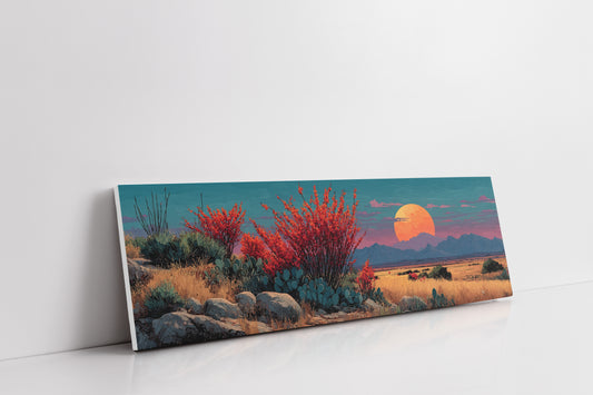 Desert Bloom at Sundown