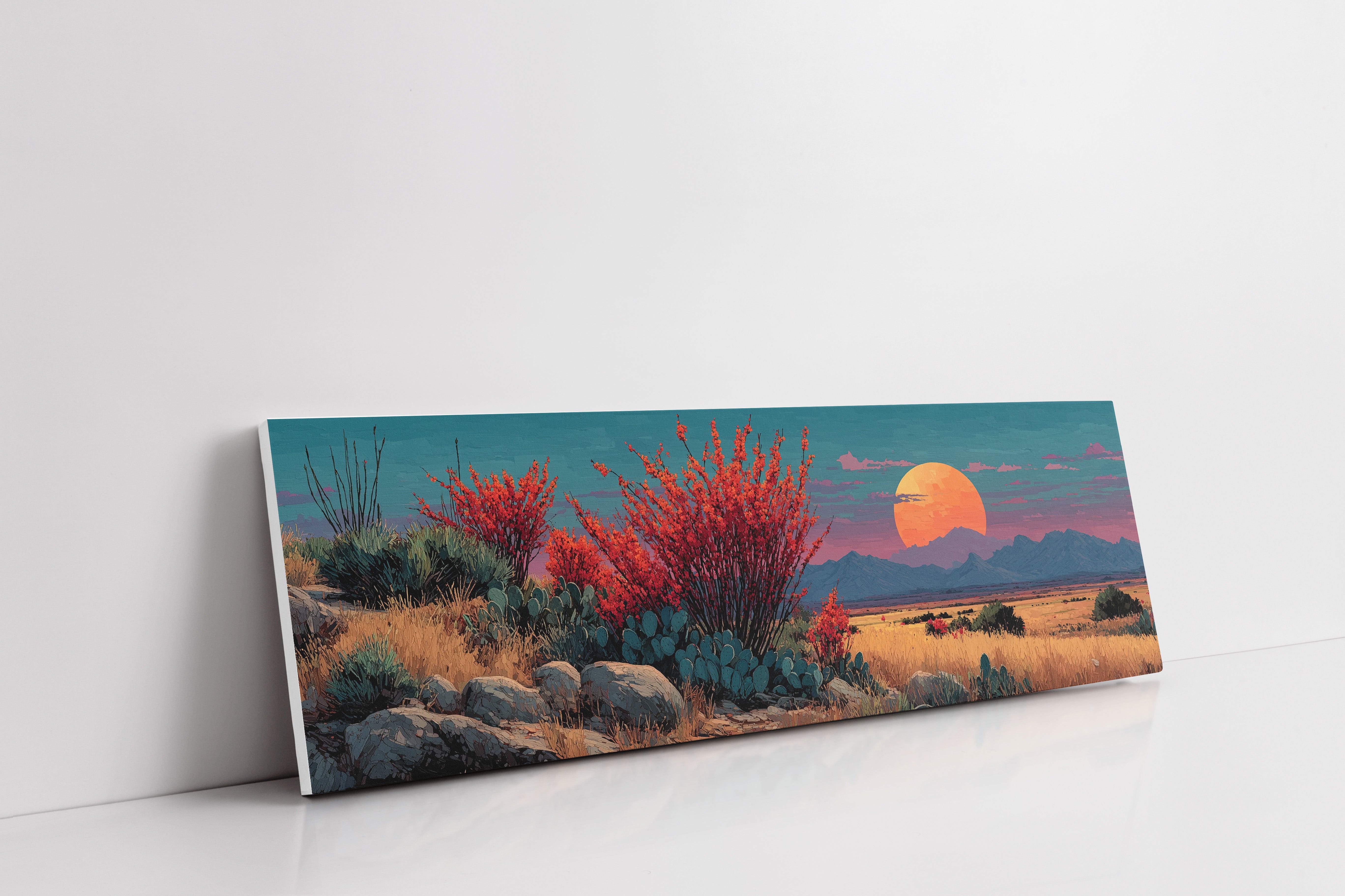 Desert Bloom at Sundown