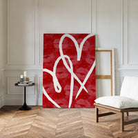 Crimson Lines Dance Their Passion