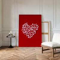 Brushstrokes Dance Into Love's Pattern