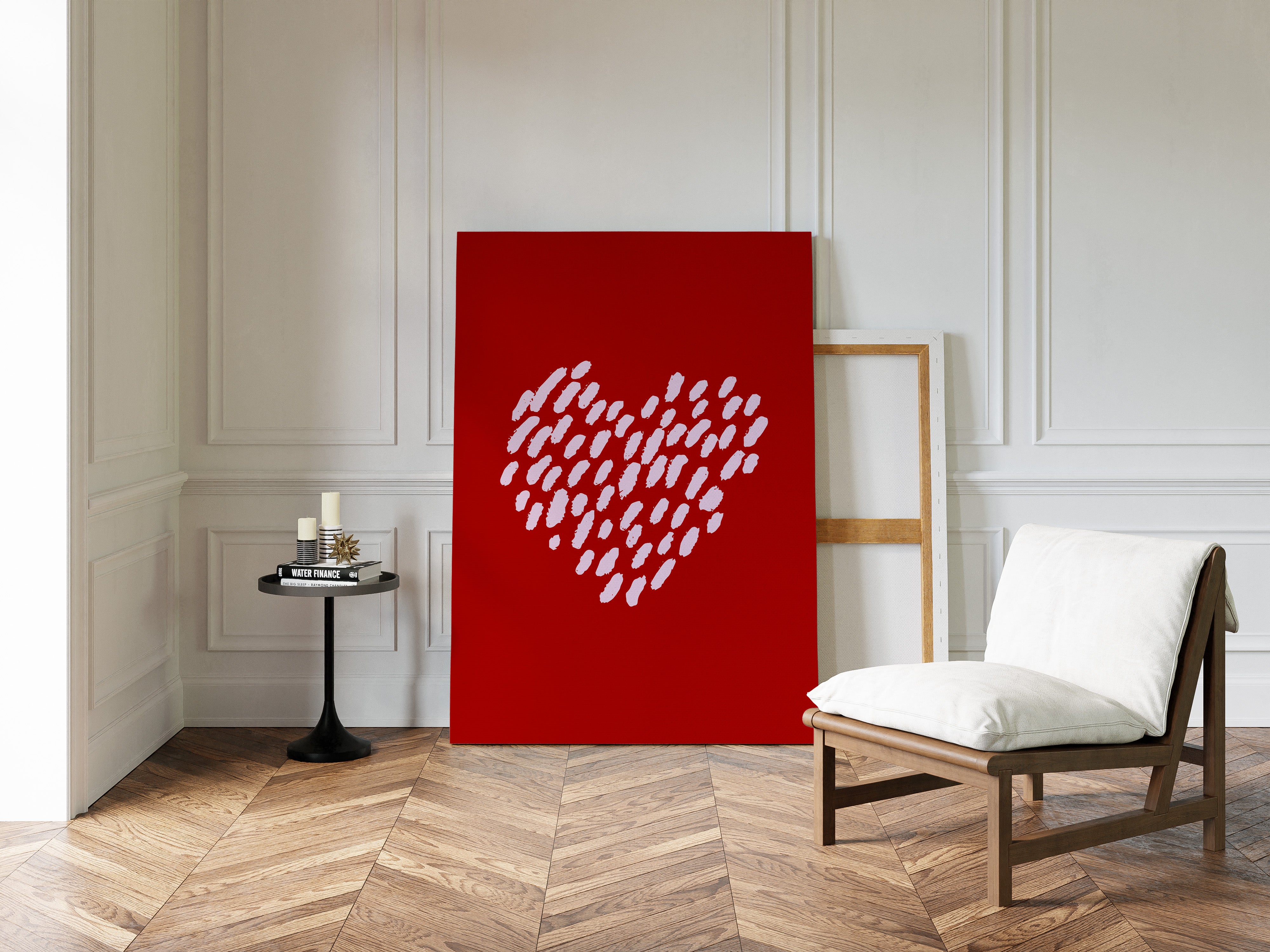 Brushstrokes Dance Into Love's Pattern