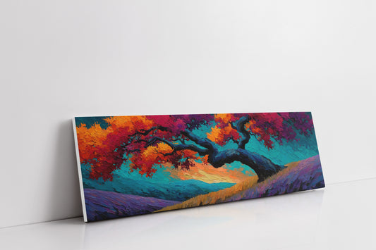 When the Sunset Bends the Tree