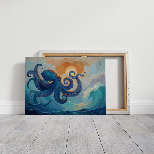 Ocean Dancer In Sunset Waves