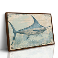 Marlin on Weathered Wood