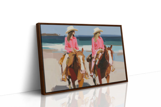 Sisters Riding the Coastal Breeze