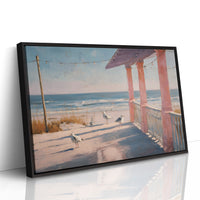 Pink Porch Meets Ocean Tides