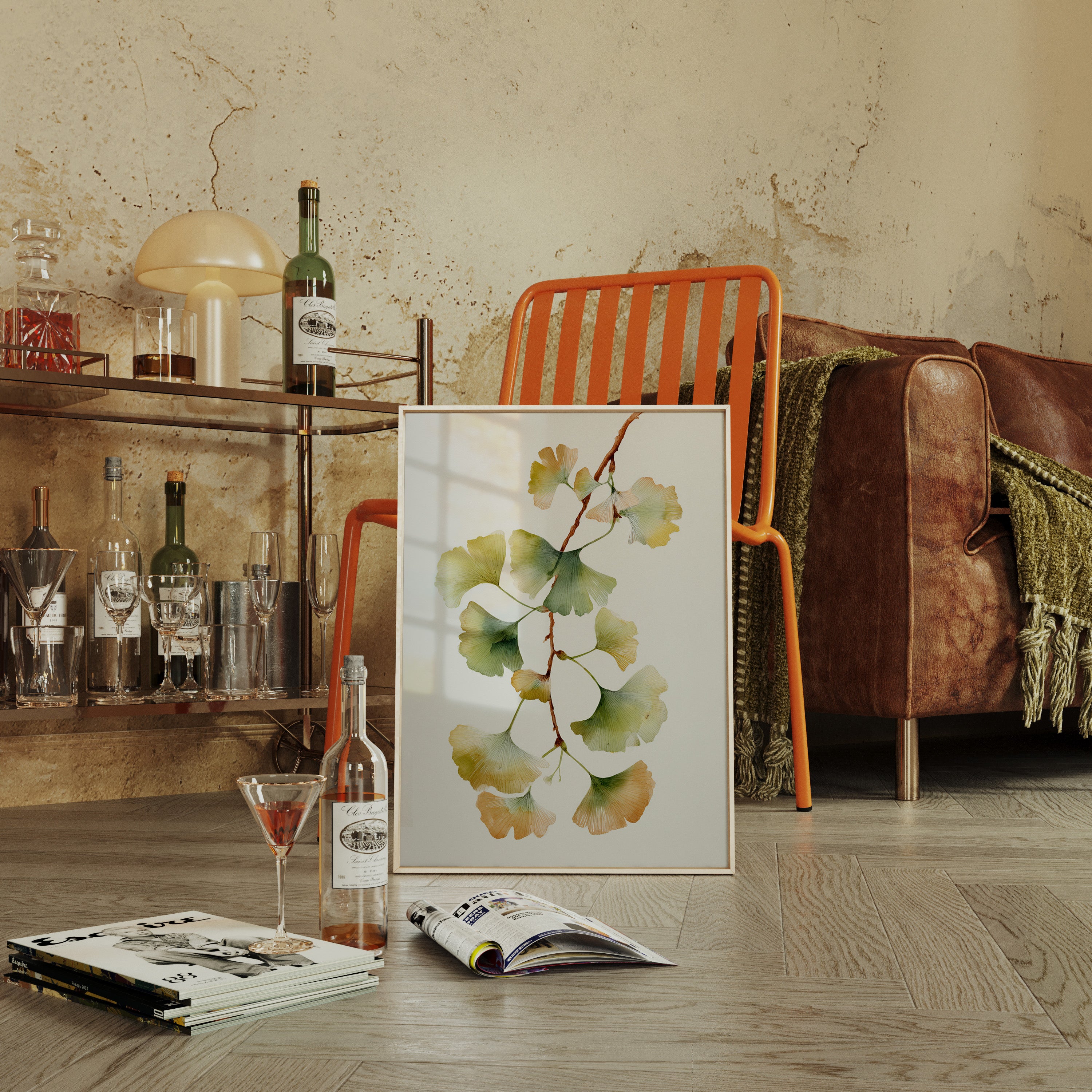 Ginkgo Leaves Write Nature's Poem