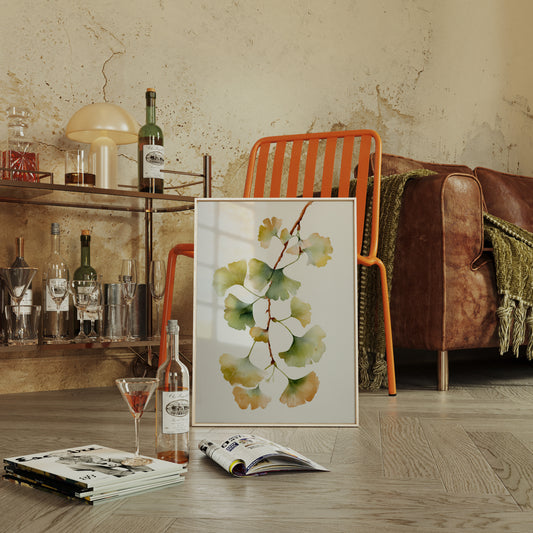 Ginkgo Leaves Write Nature's Poem