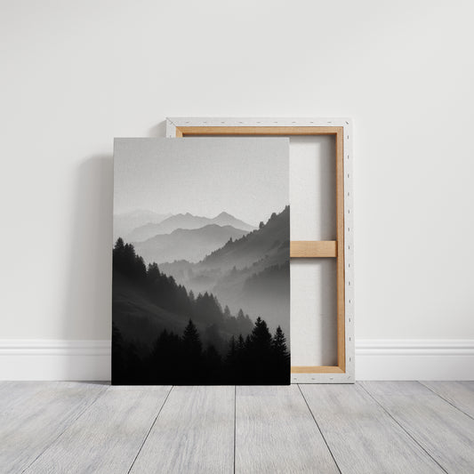 Veil of Mountains in Mist