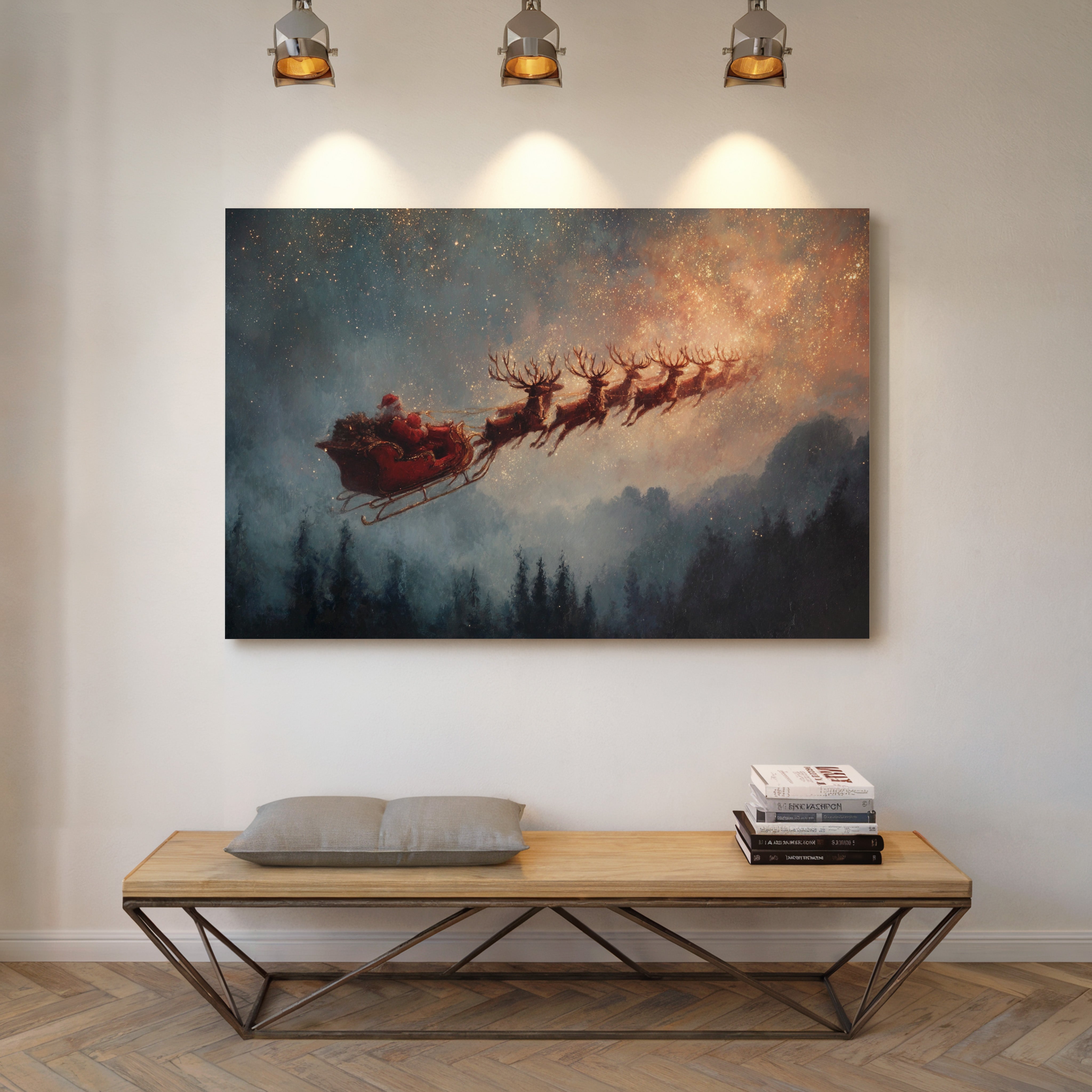 Journey Through Starlit Night