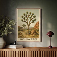 Joshua Tree Desert Landscape Art Print