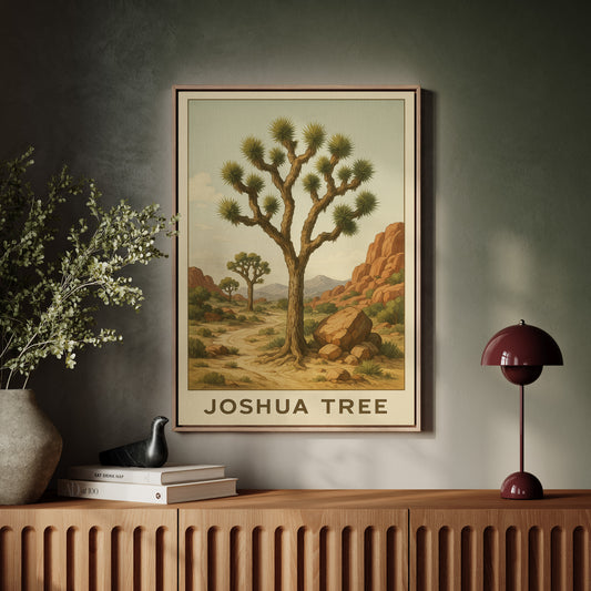 Joshua Tree Desert Landscape Art Print
