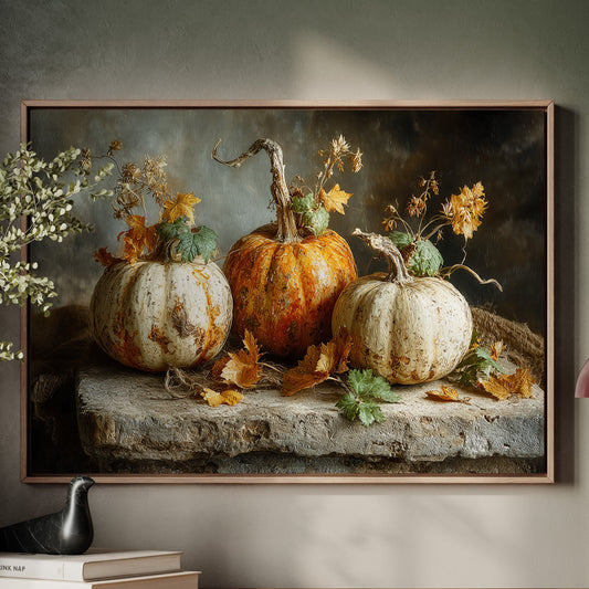 Harvested Moments on Weathered Stone