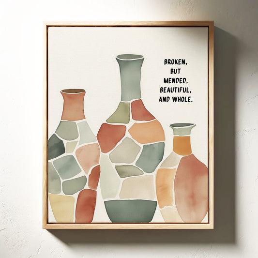 Broken But Mended Pottery Art