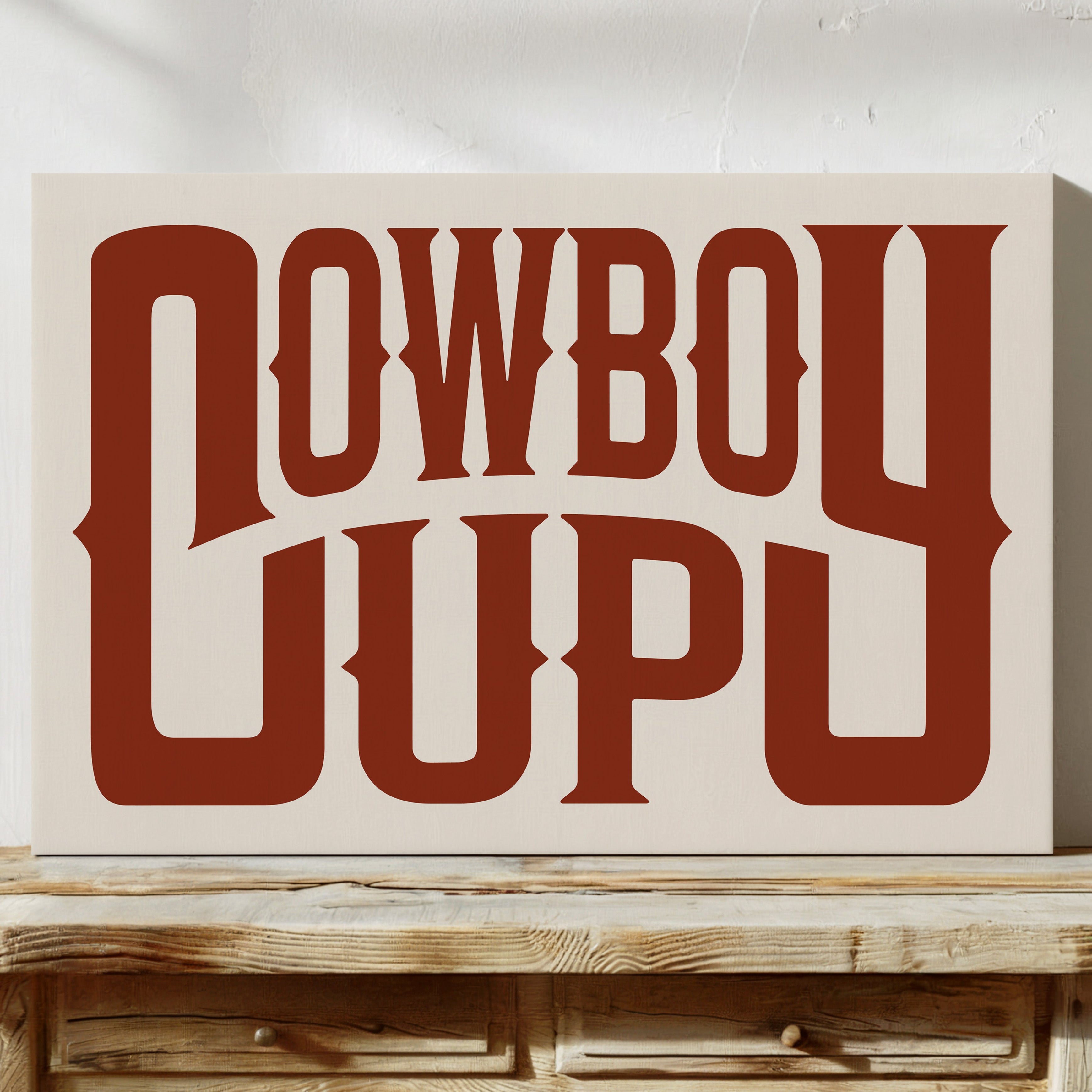 Cowboy Up Bold Western Typography