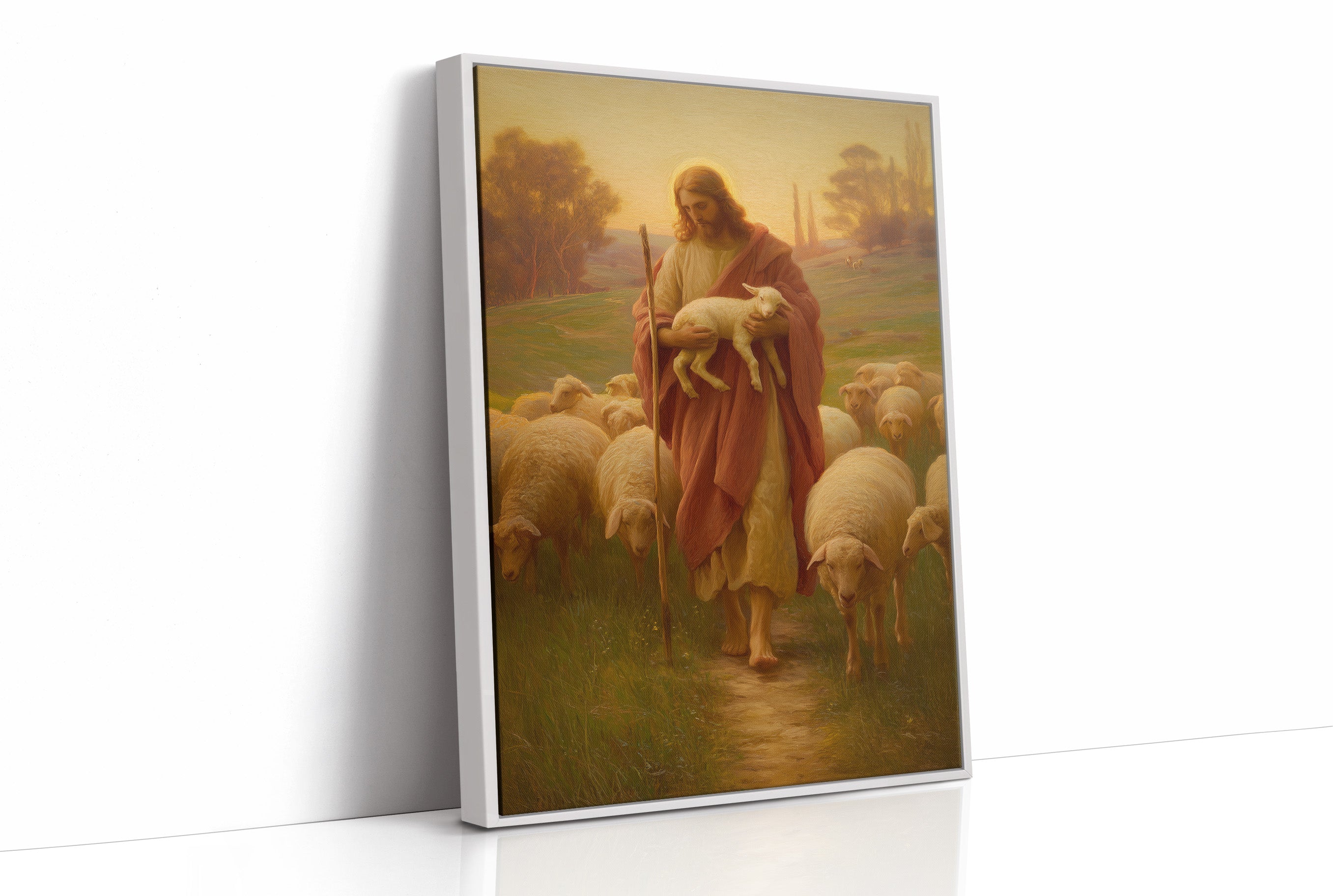 Sacred Pastoral In Golden Light