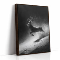 Silver Hooves in Falling Snow