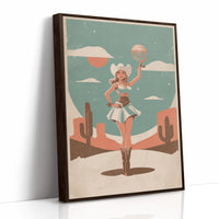 Disco Cowgirl In The Desert Sun