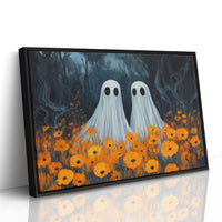 Spectral Friends Among Autumn Poppies