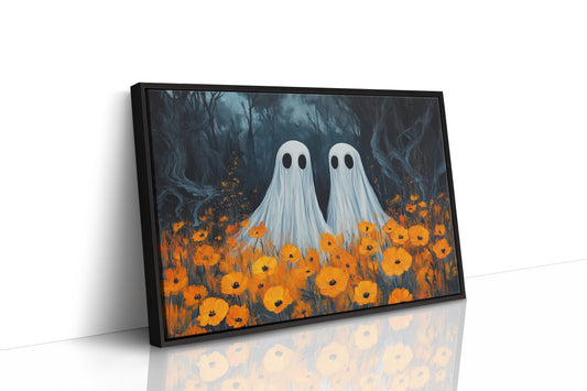 Spectral Friends Among Autumn Poppies