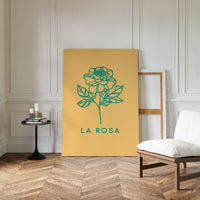 Turquoise Petals Dance Through Amber