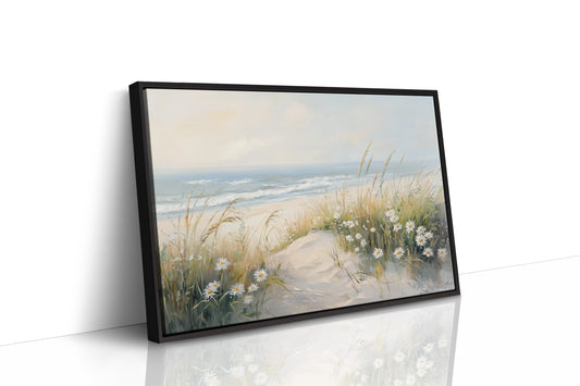 Daisies Dance Along Coastal Dunes