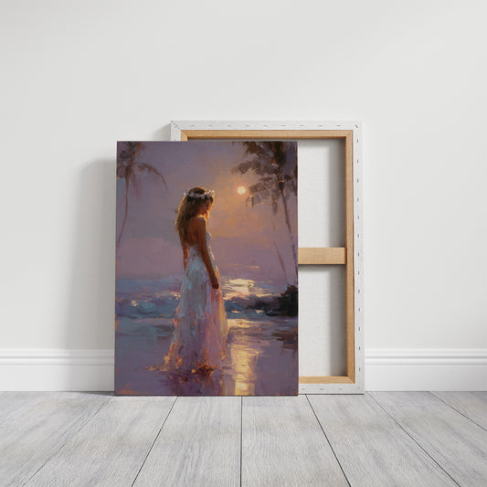 Twilight Reverie at Ocean's Edge