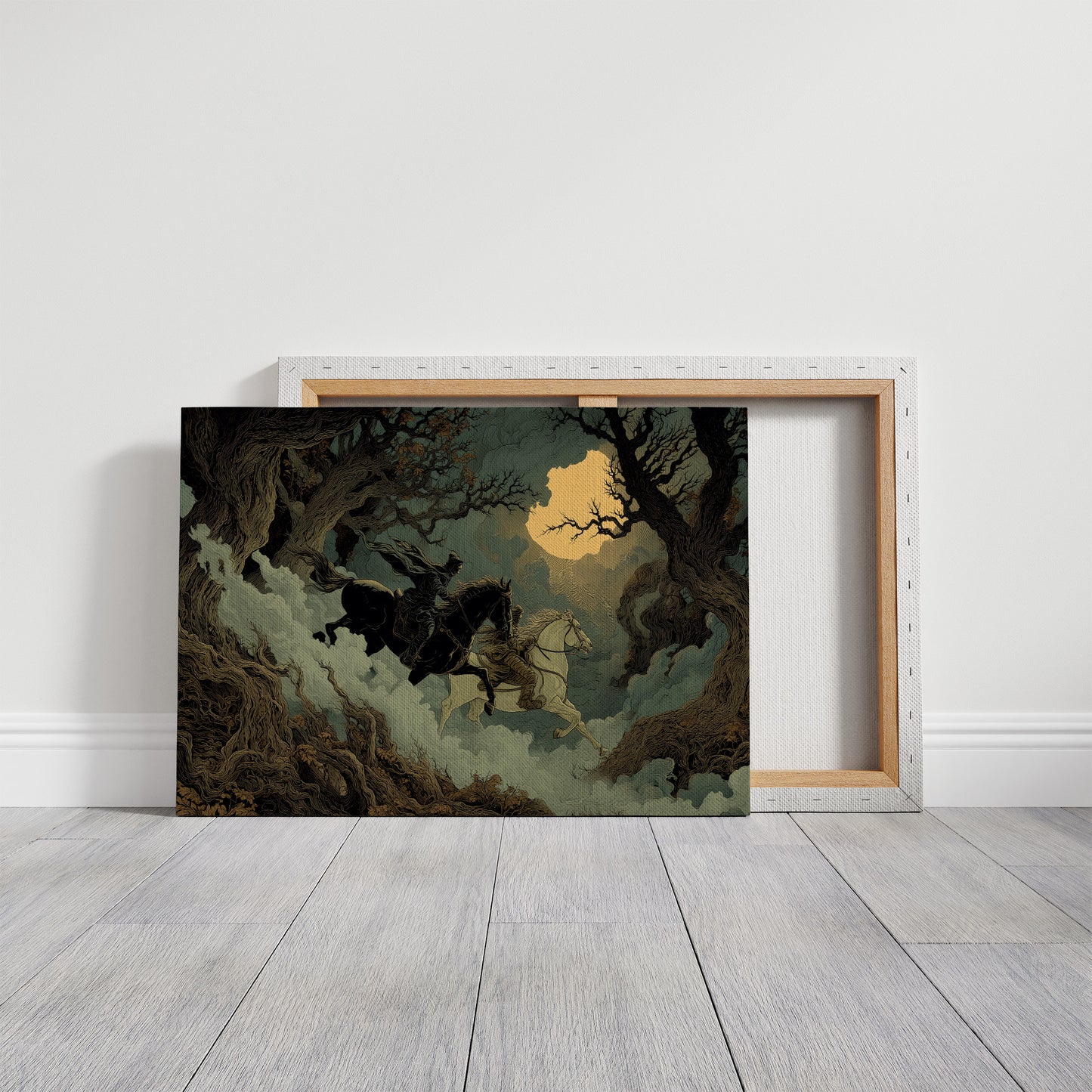 Riders Chase Amber Moon Light