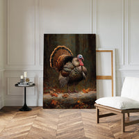 Autumn's Wild Turkey Stands Proud